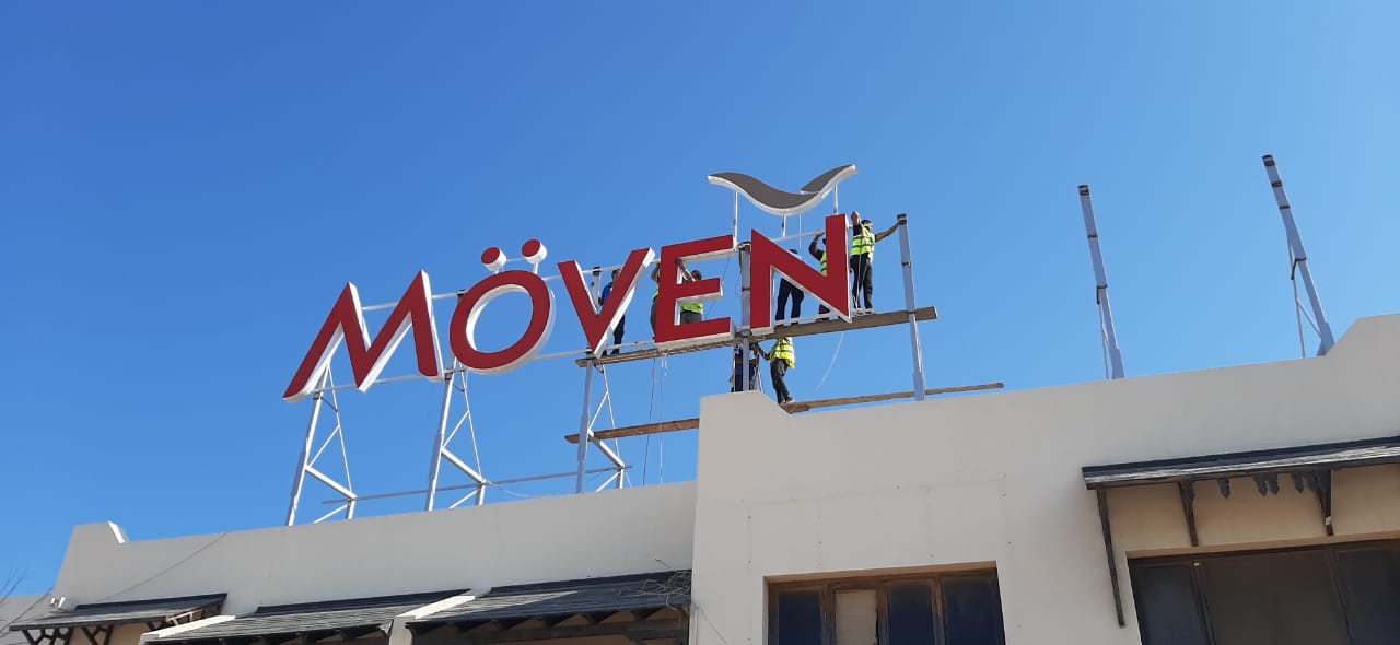 Movenpick Channel Letters Installation By ElBadr Light Industries
