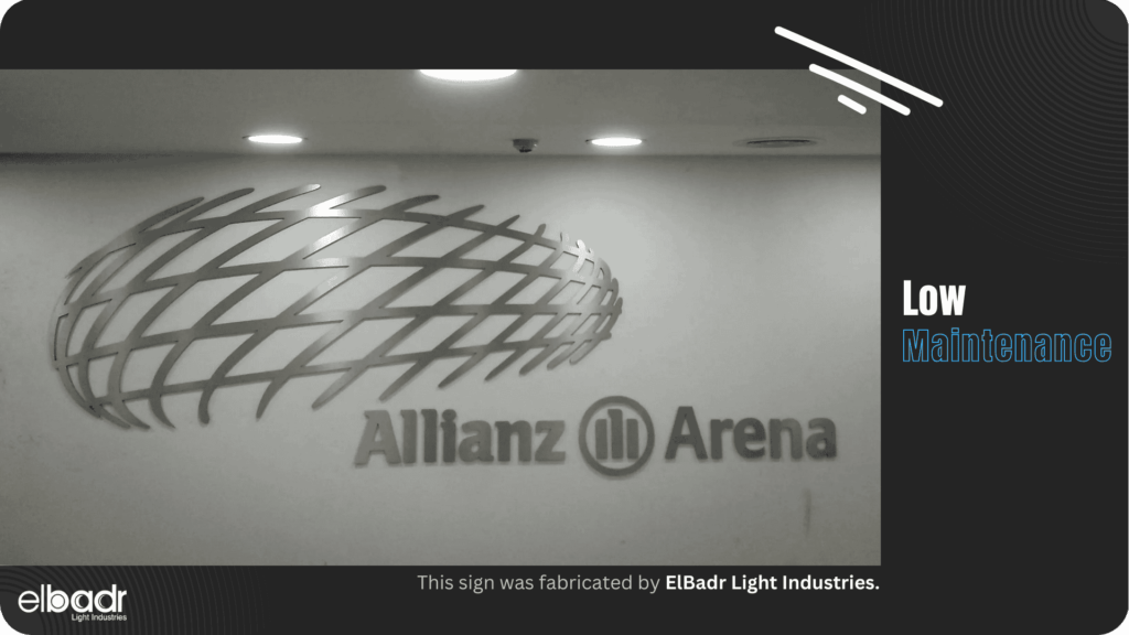 ElBadr Light Industries Low Maintenance Signage - Signage Benefits