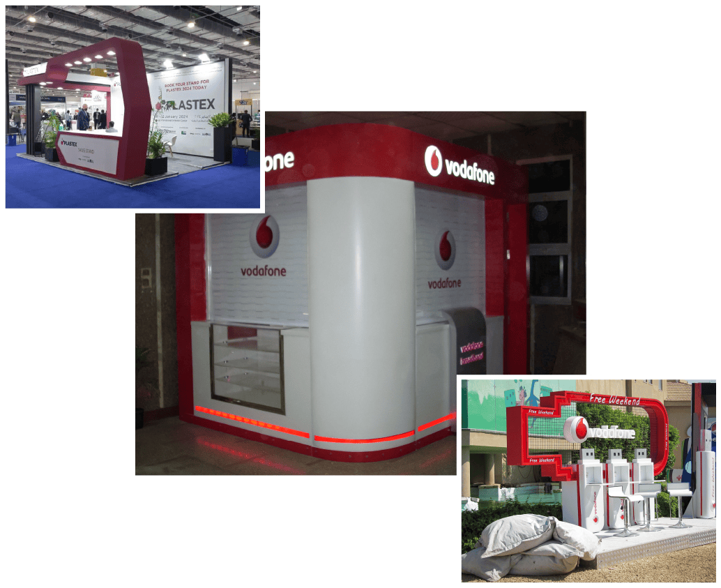 Booths and kiosks
