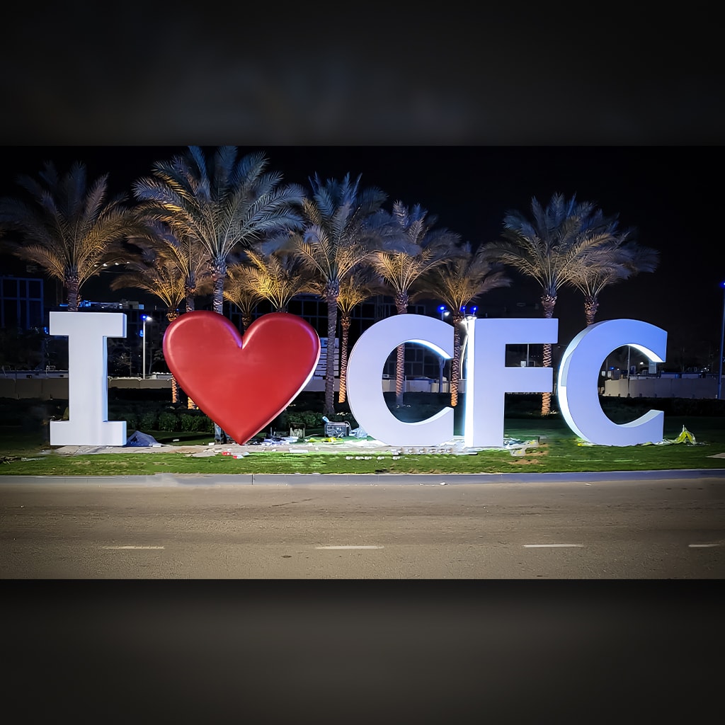 Foamboard Letters in Egypt