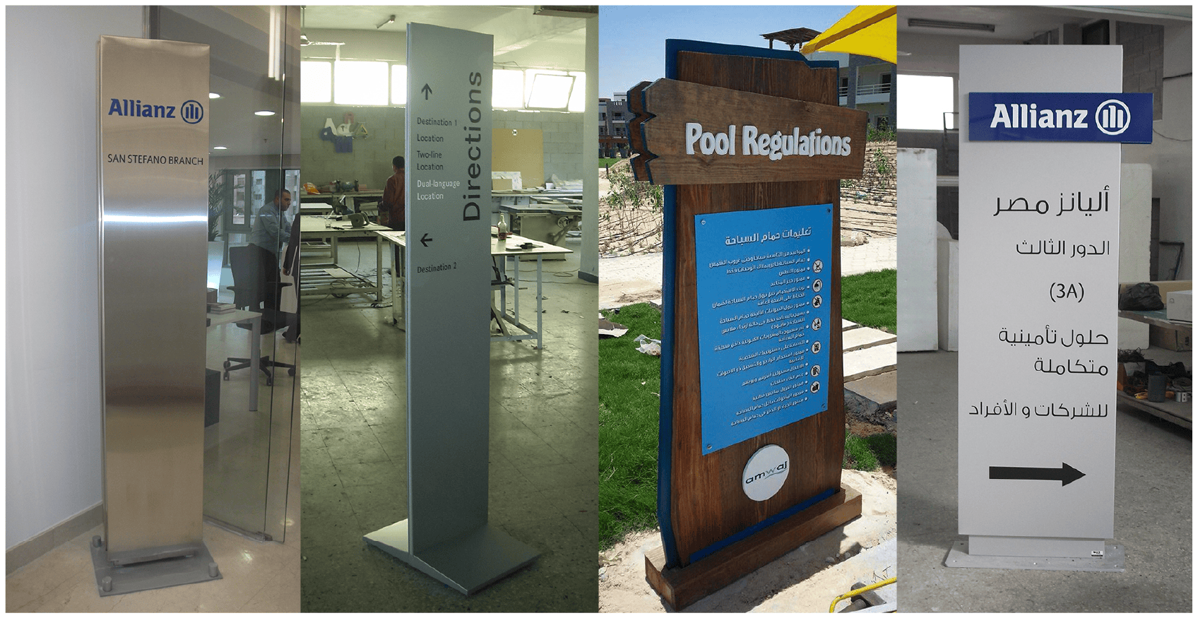 Freestanding signs